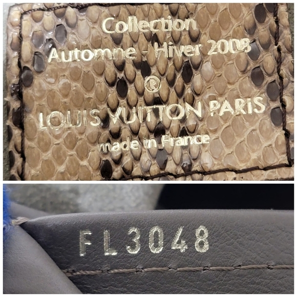 Louis Vuitton Limited Edition Whisper Bag Monogram Suede & Python GM - Picture 4 of 13